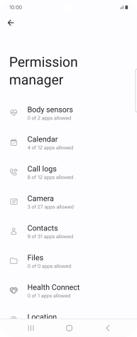 Press the required phone function.