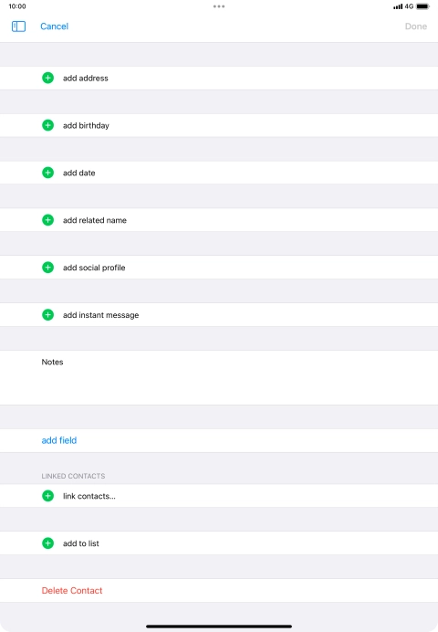 Press link contacts....