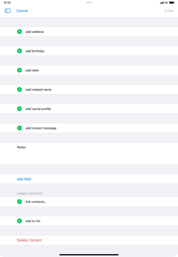 Press link contacts....