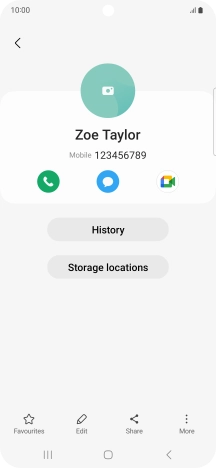 Press the Home key to return to the home screen.
