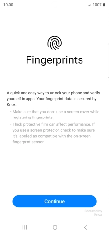 Press Continue. Press Continue.