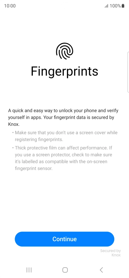 Press Continue. Press Continue.