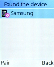 Select the required Bluetooth device and follow the instructions on the screen to pair the device with your phone.