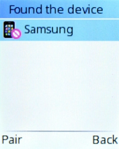 Select the required Bluetooth device and follow the instructions on the screen to pair the device with your phone.