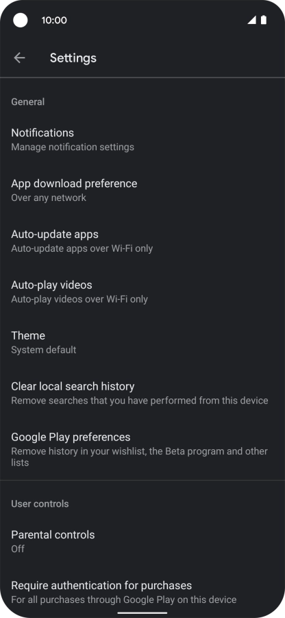 Press Auto-update apps. Press Auto-update apps.