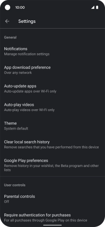 Press Auto-update apps. Press Auto-update apps.