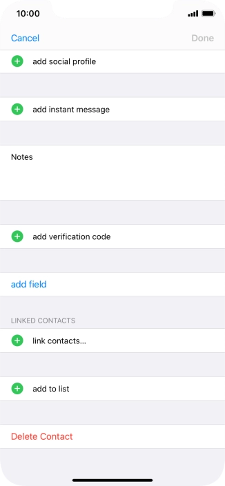 Press link contacts....