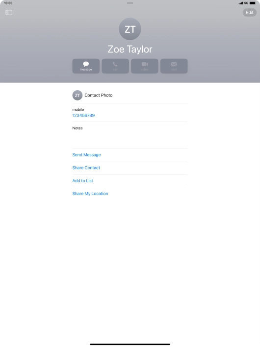 Slide your finger upwards starting from the bottom of the screen to return to the home screen.