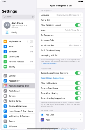 Press the indicator next to Press the indicator next to