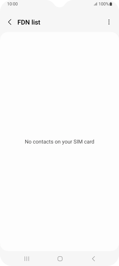 Press the menu icon. Press the menu icon.