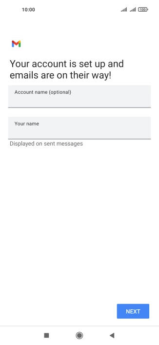 Press the field below 