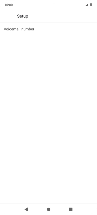 Press Voicemail number. Press Voicemail number.