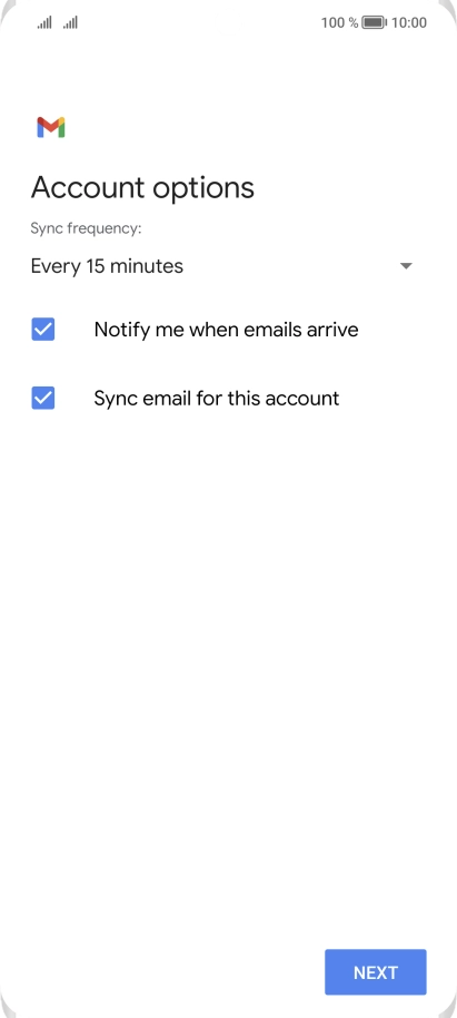 Press the drop down list below 