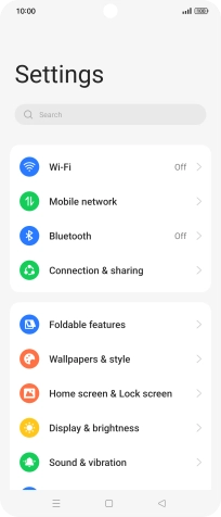 Press Sound & vibration.