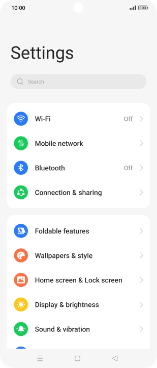Press Sound & vibration.