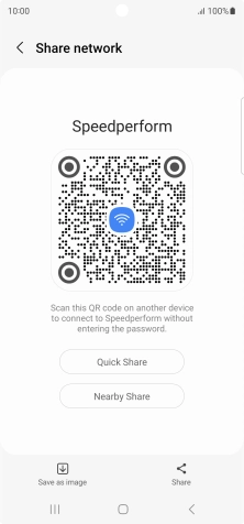 Place the QR code inside the camera frame on the other device to scan the code.