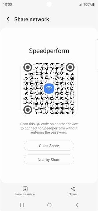 Place the QR code inside the camera frame on the other device to scan the code.