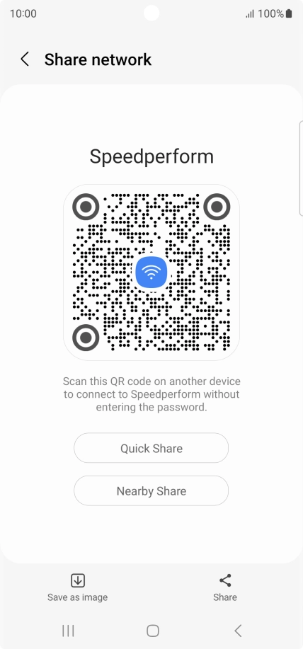 Place the QR code inside the camera frame on the other device to scan the code.