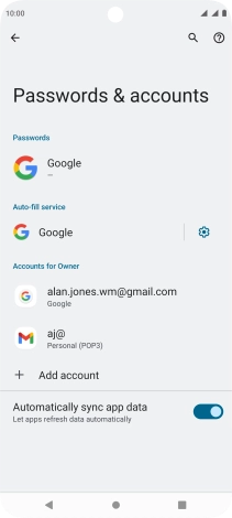 Press the Home key to return to the home screen.