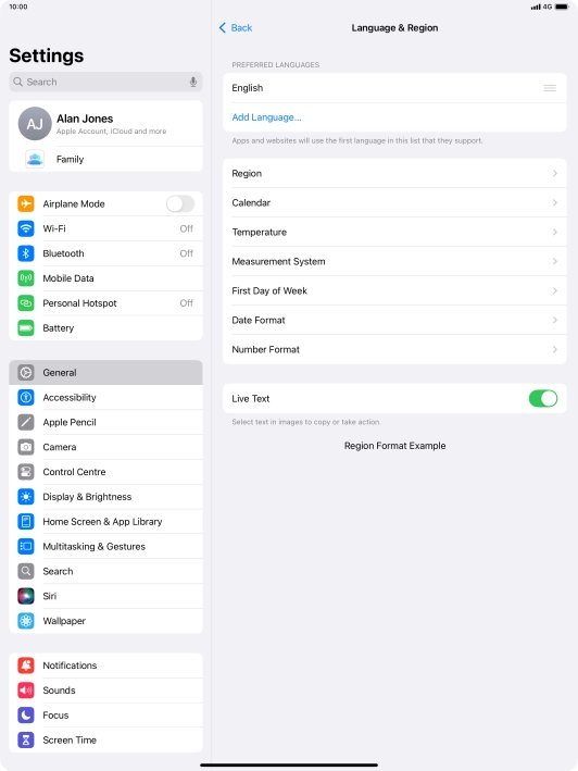 Press Add Language....