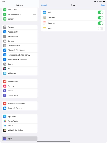 If this screen is displayed, you email account has been recognised and set up automatically. Follow the instructions on the screen to key in more information and finish setting up your tablet.