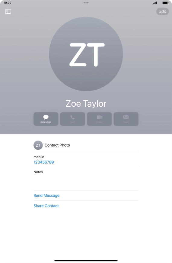 Slide your finger upwards starting from the bottom of the screen to return to the home screen.