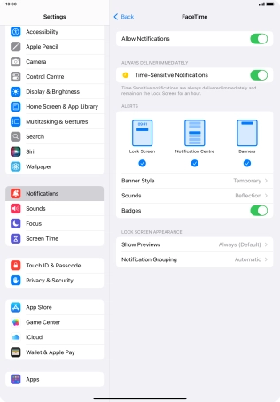Press the indicator next to Press the indicator next to