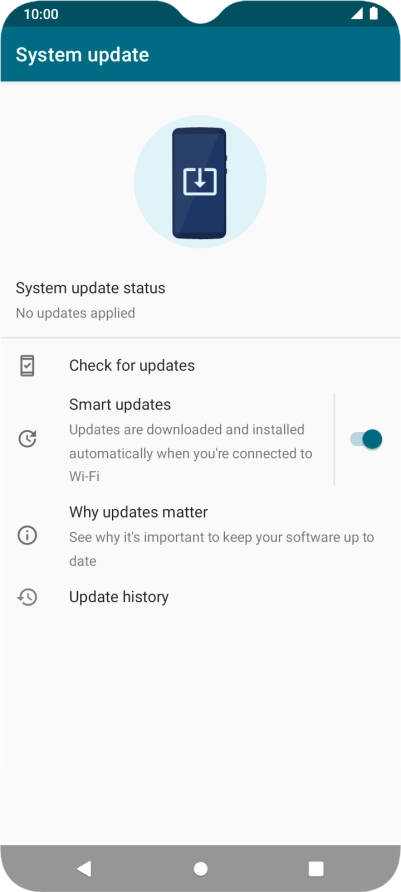 Press Check for updates. If a new software version is available, it's displayed. Follow the instructions on the screen to update the phone software. Press Check for updates. If a new software version is available, it's displayed. Follow the instructions on the screen to update the phone software.