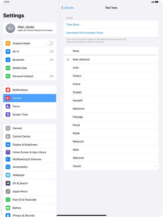 Press the required message tones to hear them. Press the required message tones to hear them.