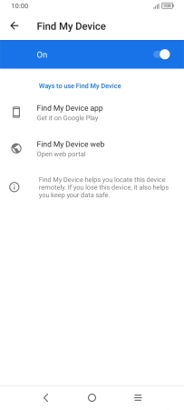 Press the Home key to return to the home screen.
