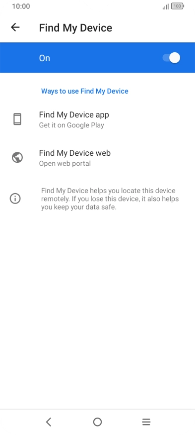 Press the Home key to return to the home screen.