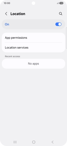 Press App permissions. Press App permissions.