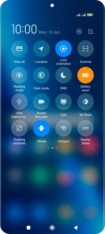 Press the Home key to return to the home screen.