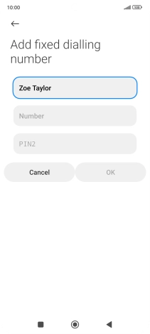 Press Number and key in the required phone number. Press Number and key in the required phone number.