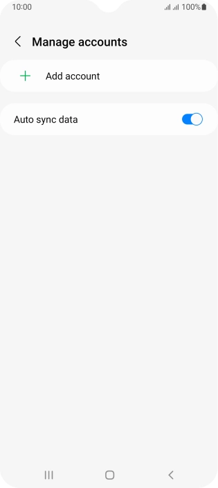 Press Add account. Press Add account.