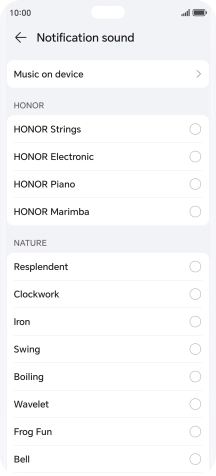 Press the required message tones to hear them.