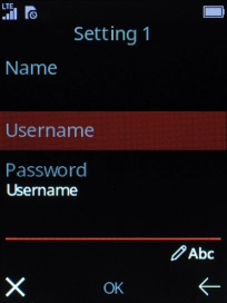 Key in wap and press the Navigation key.