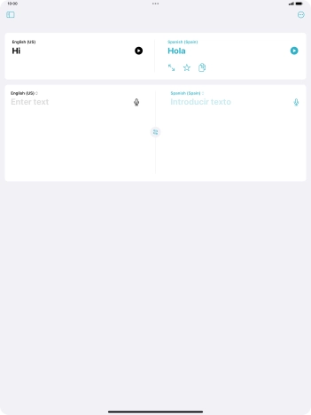 Press the screen size icon.