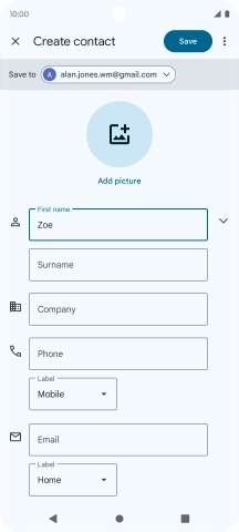 Press Surname and key in the required last name.