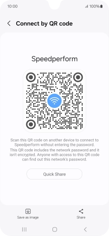 Place the QR code inside the camera frame on the other device to scan the code.