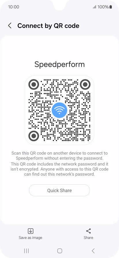 Place the QR code inside the camera frame on the other device to scan the code.