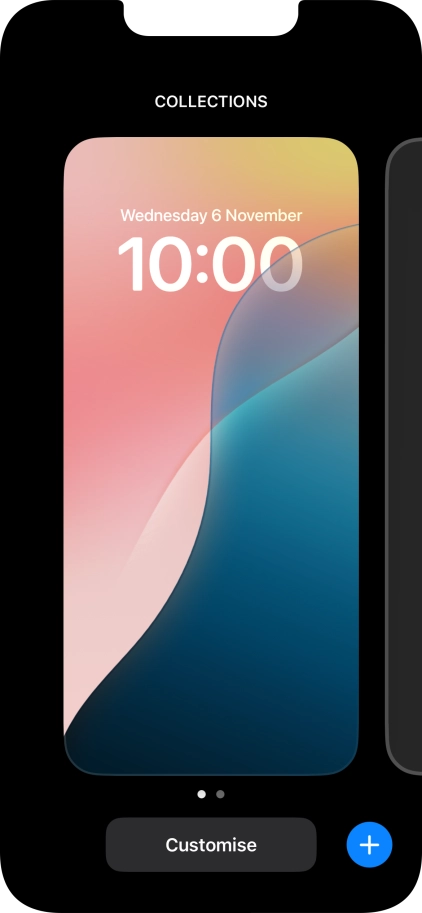 Press the add icon. Press the add icon.