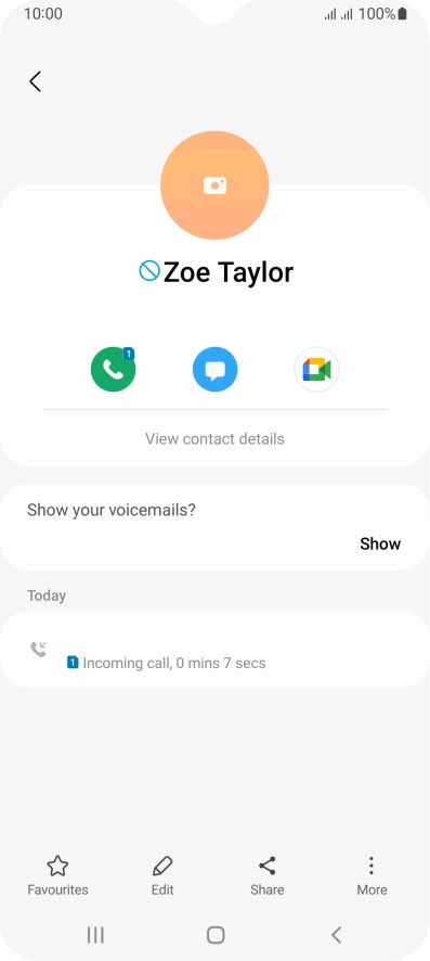 Press the Home key to return to the home screen.