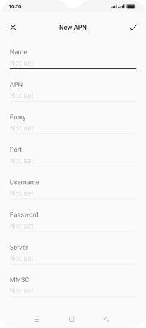 Press the field below 