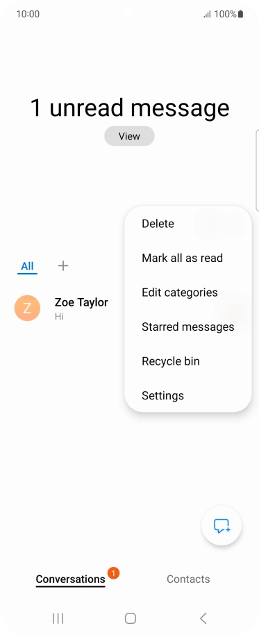 Press Settings. Press Settings.