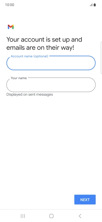 Press the field below 