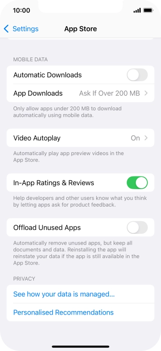 Press the indicator next to Press the indicator next to