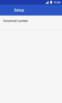 Press Voicemail number.