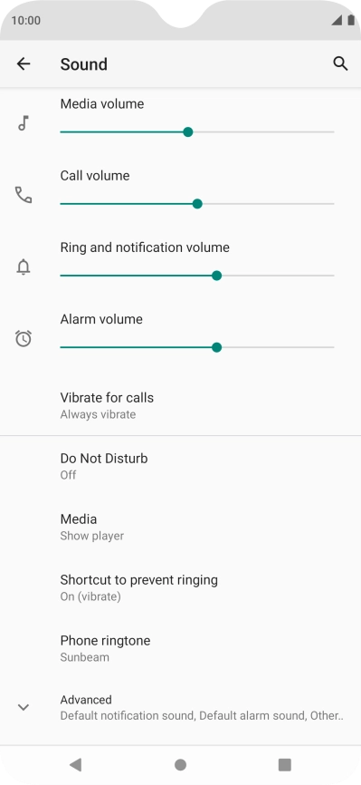 Press Phone ringtone.