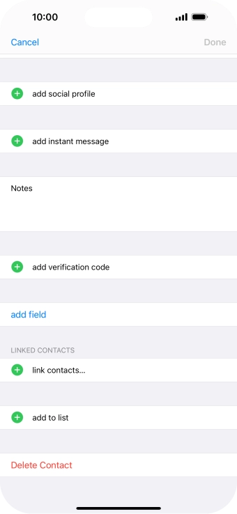 Press link contacts....